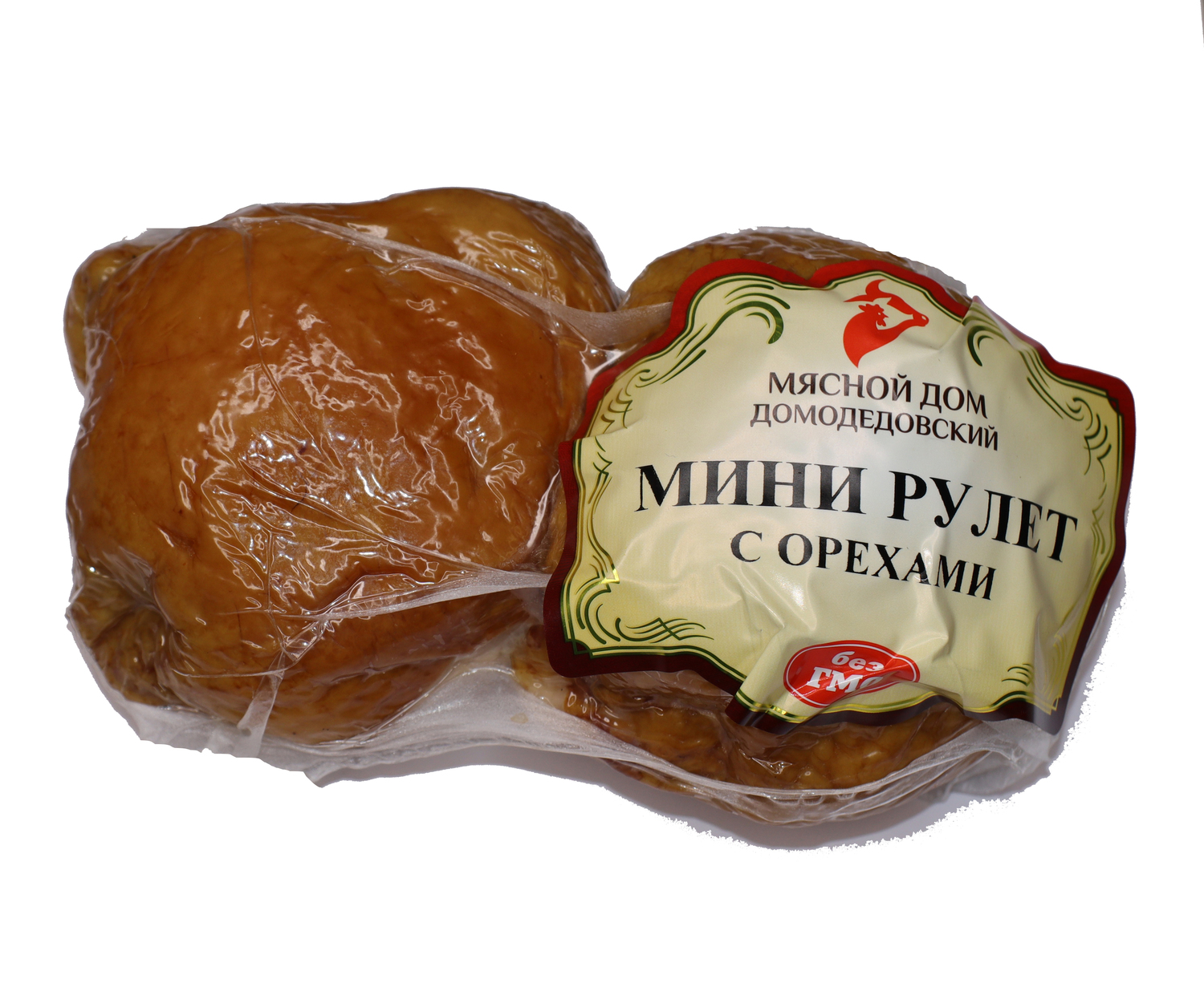 Мини рулет с орехами
